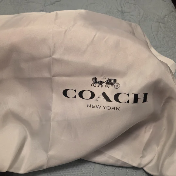 Coach Peach Satchel with Silver Accents - Picture 12 of 12